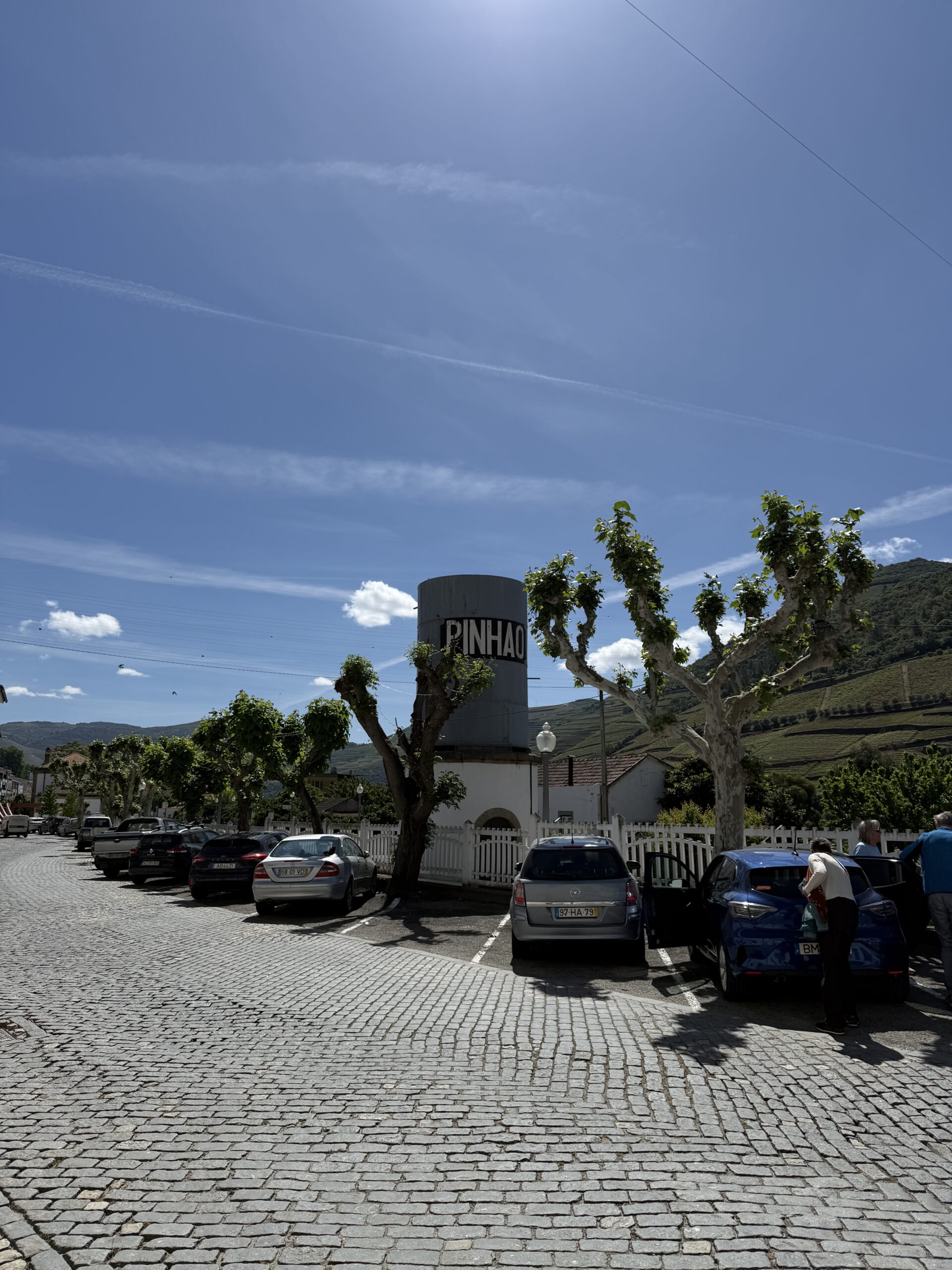 The water tower at Pinhão train station